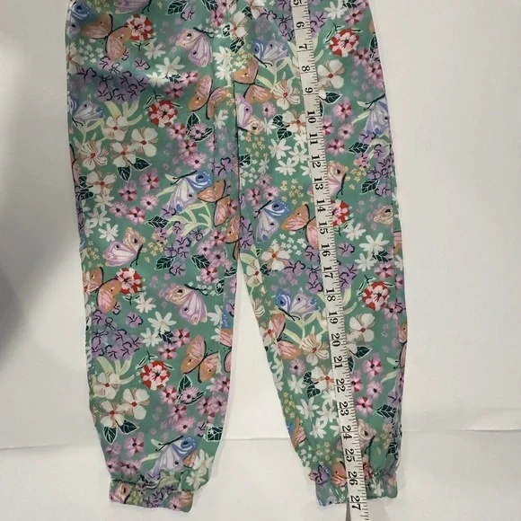 H&M Floral Multicolor Pants - Size 6X - Picture 7 of 7